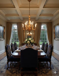 A French gilt wood chandelier