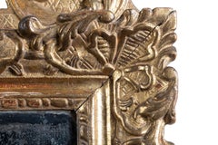 A French Giltwood Over Mantle Mirror, 18th Century
