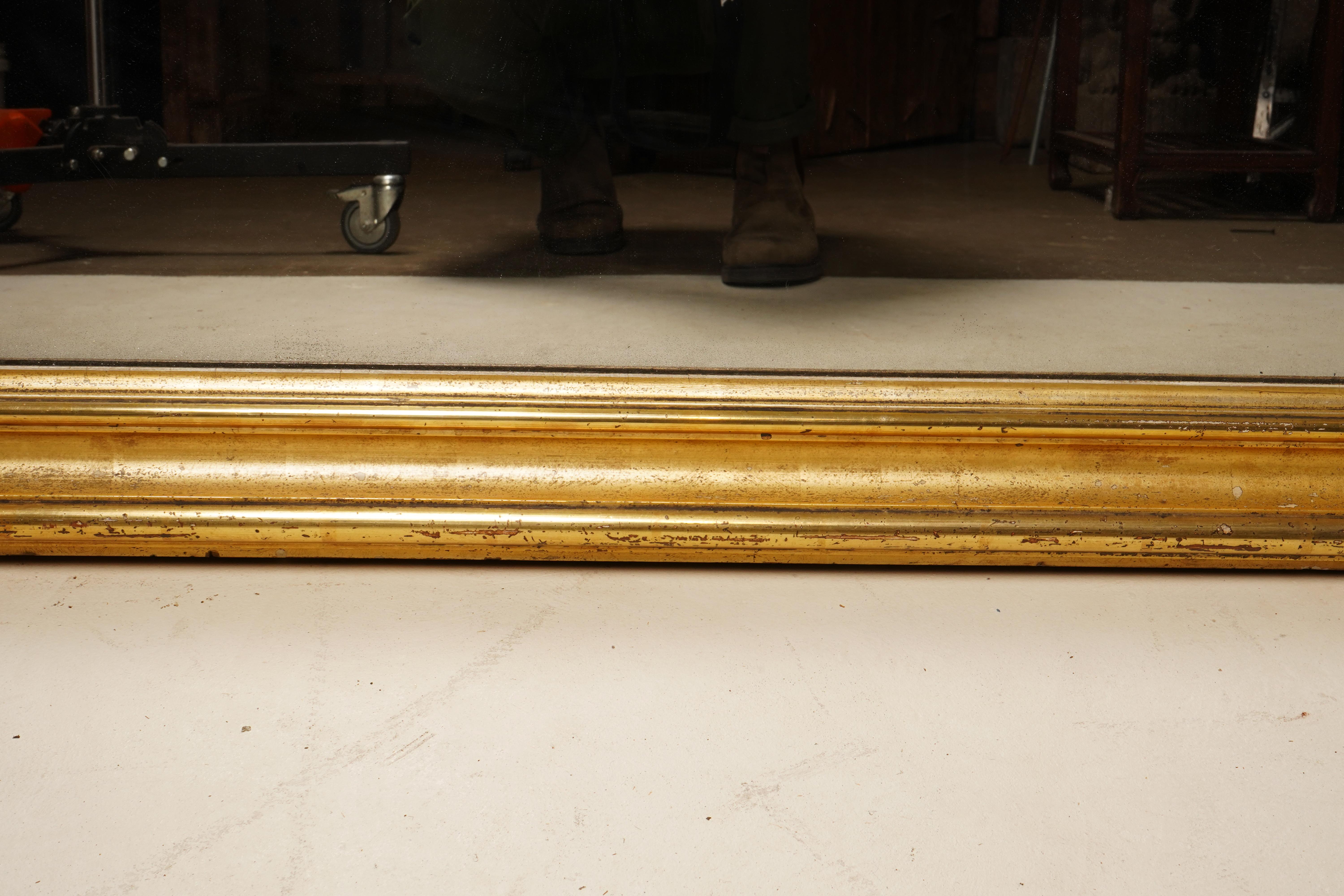 French Gold Leaf Mirror For Sale 4