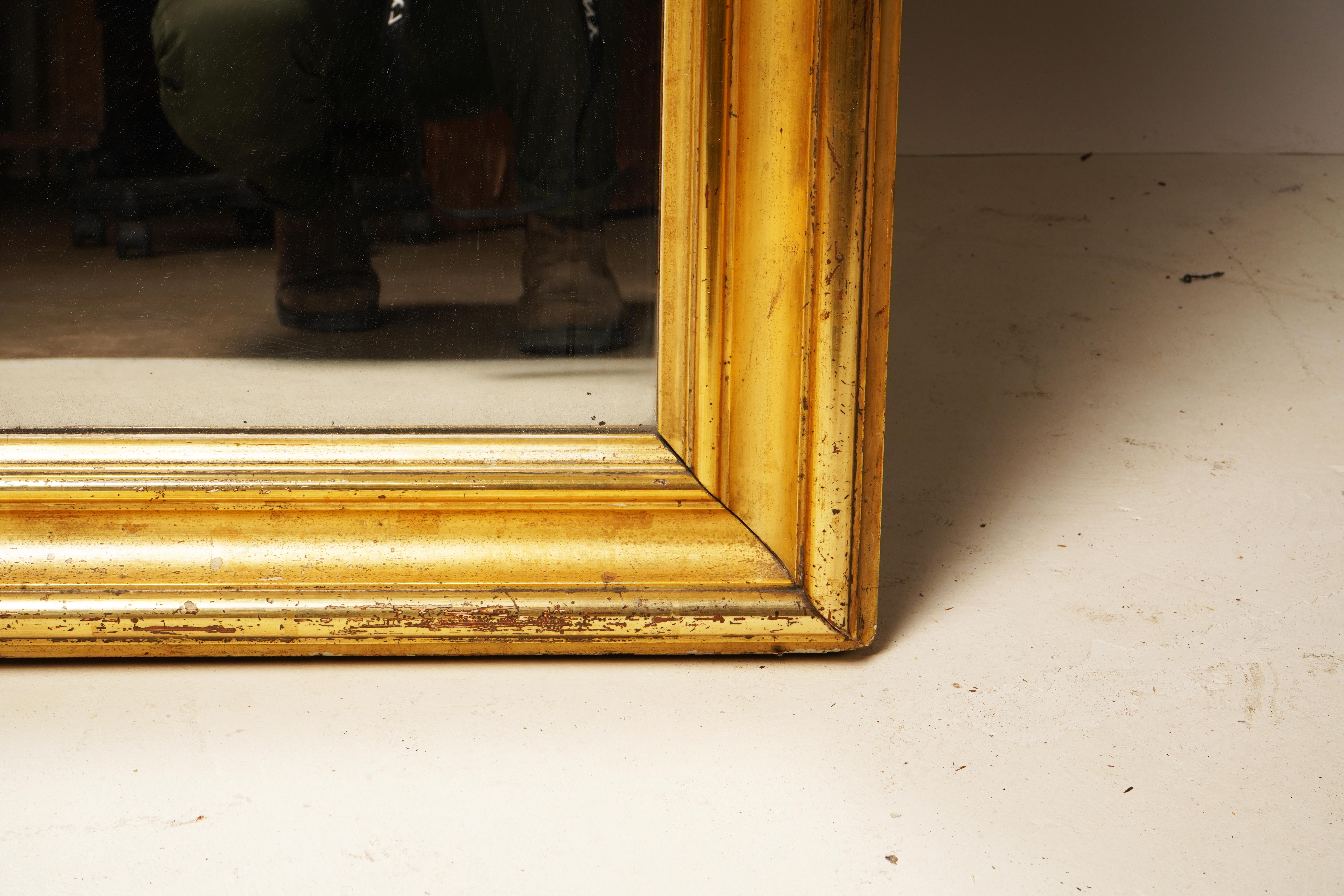 French Gold Leaf Mirror For Sale 2