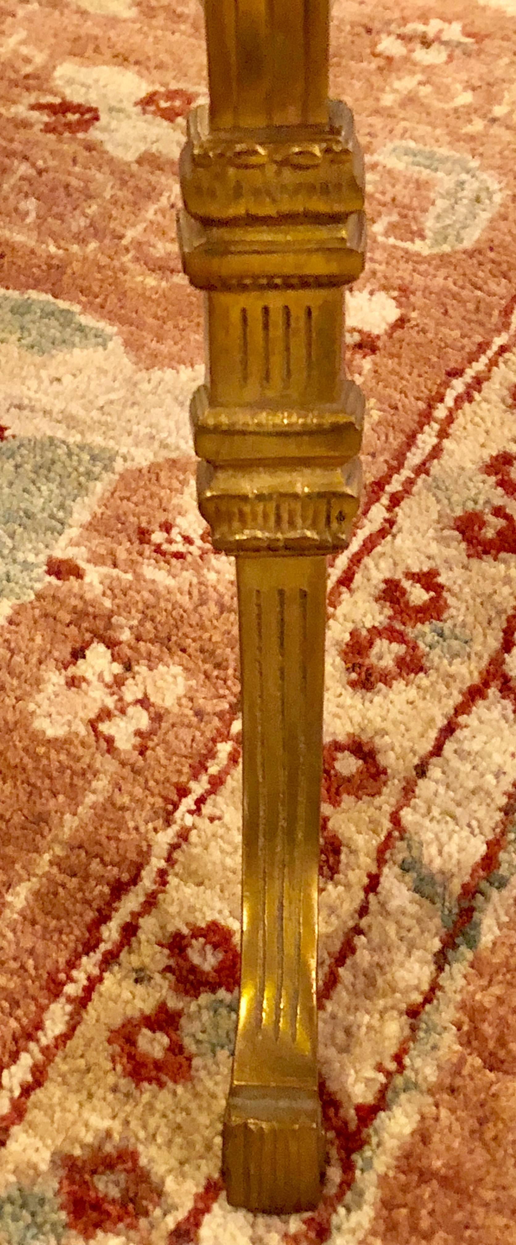 French Gueridon Centre or End Table with a Marble Top and Bronze Mounts 3