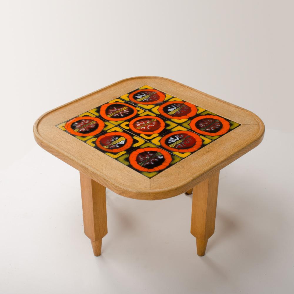 French Guillerme et Chambron Coffee Table, circa 1970 In Good Condition In Philadelphia, PA
