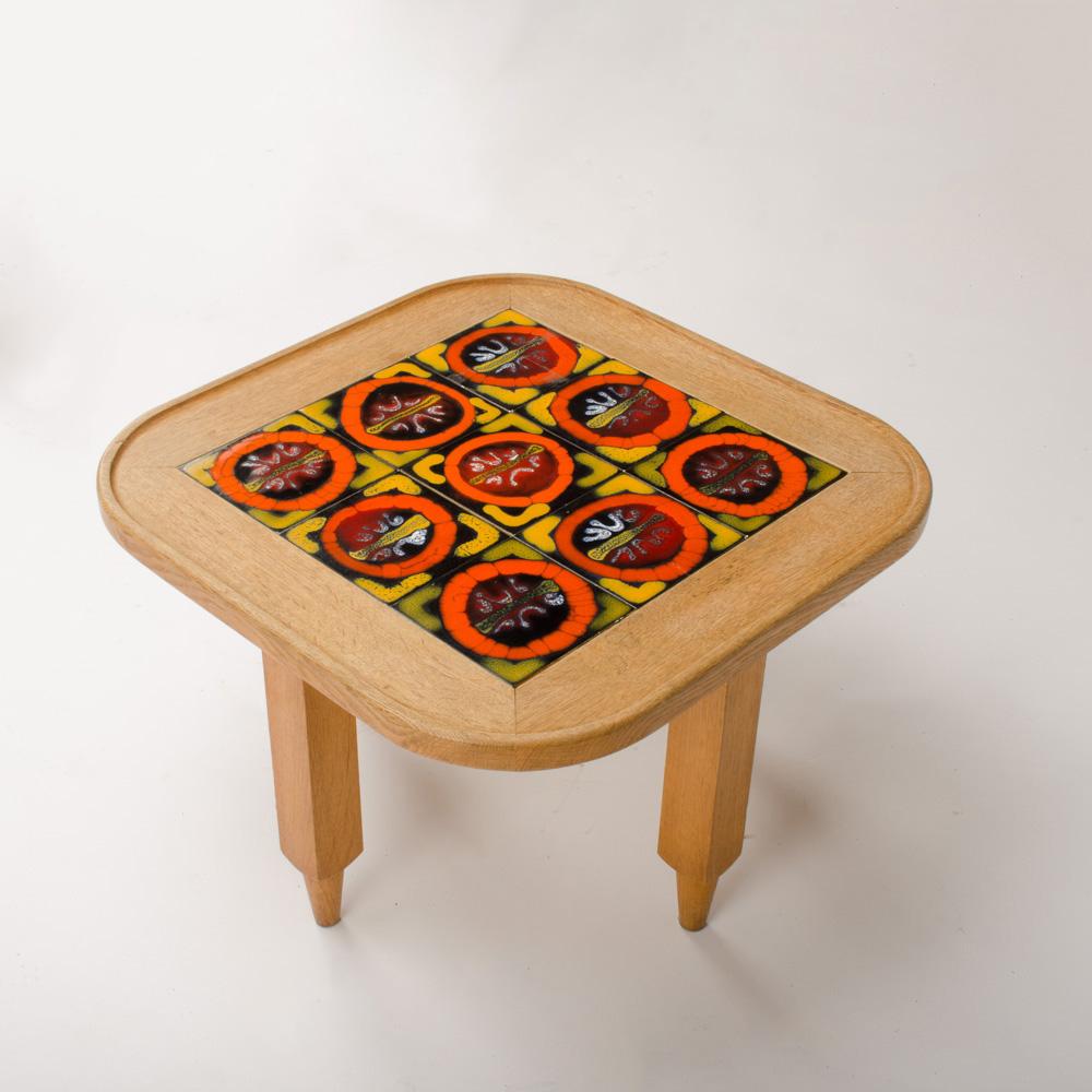 Late 20th Century French Guillerme et Chambron Coffee Table, circa 1970
