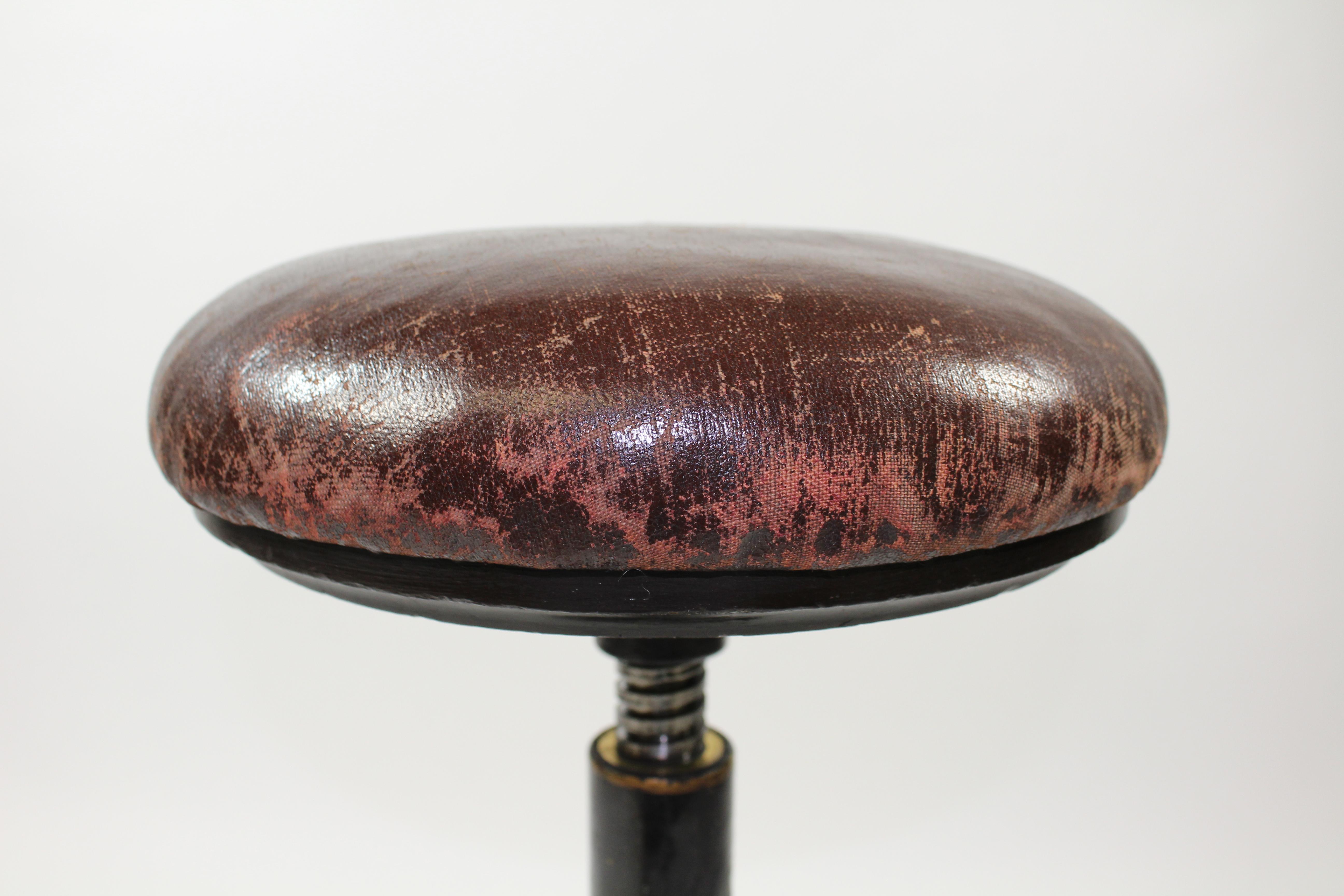 French Industrial Stool, early 20th century 2