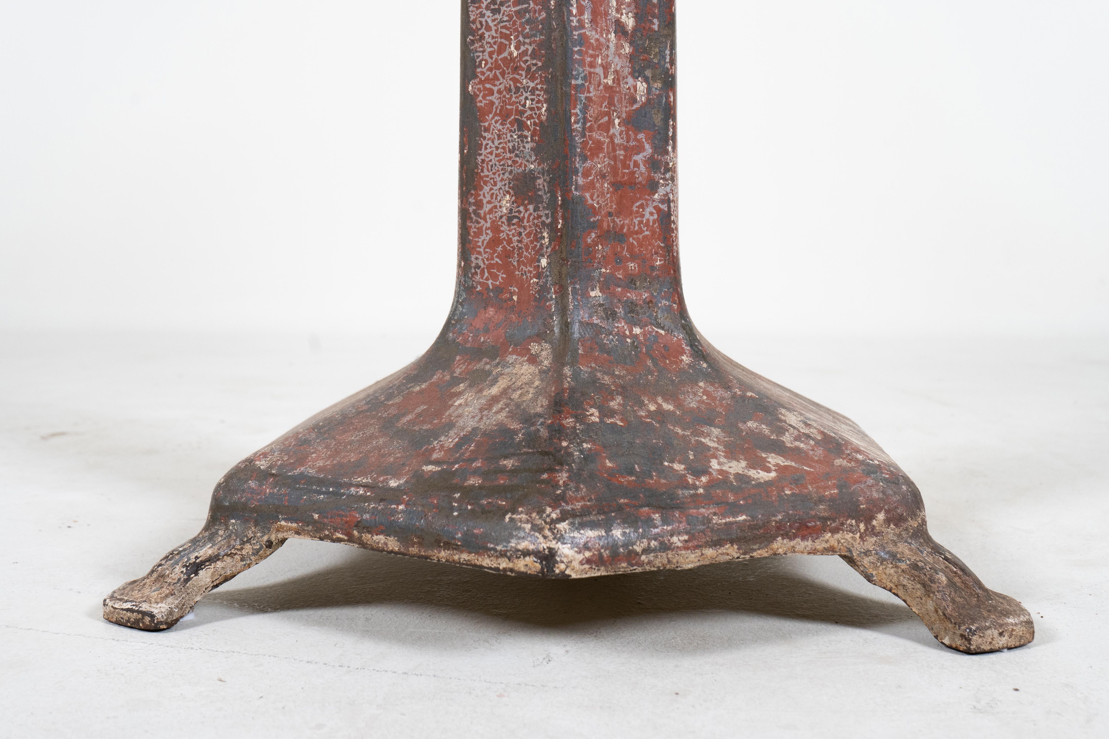 A French Industrial Table with Iron Base, c.1930 3