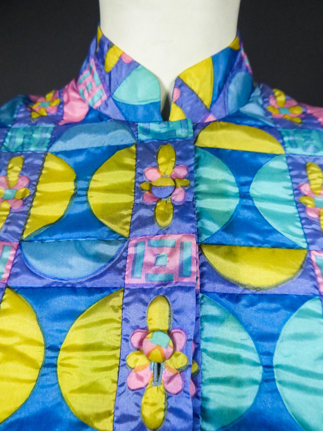 A French Jacques Dessange Pop Art Printed Dress Circa 1970 For Sale 2