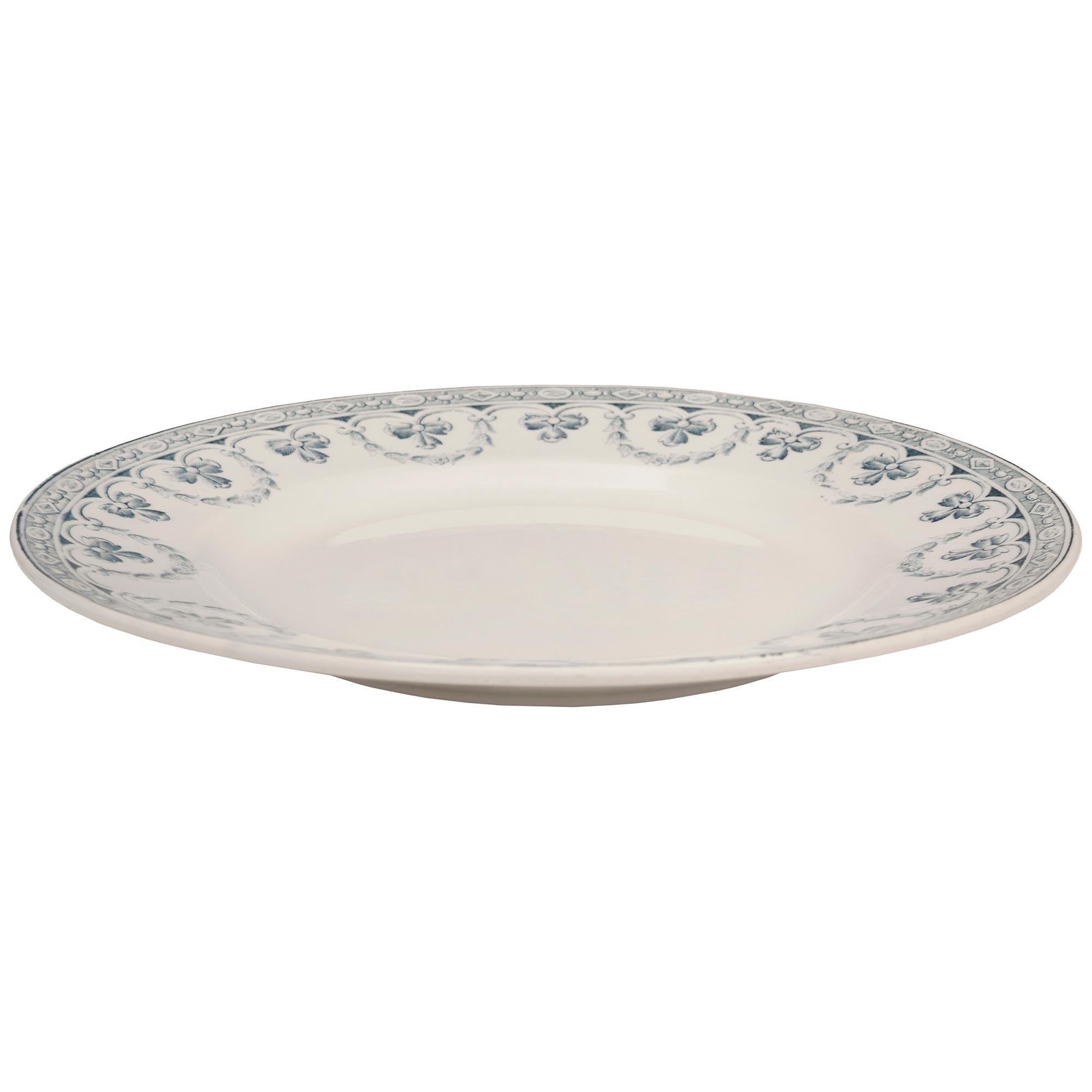 A French late 19th century Louis XVI st. white Saint Amand et Hamage dining set For Sale 5