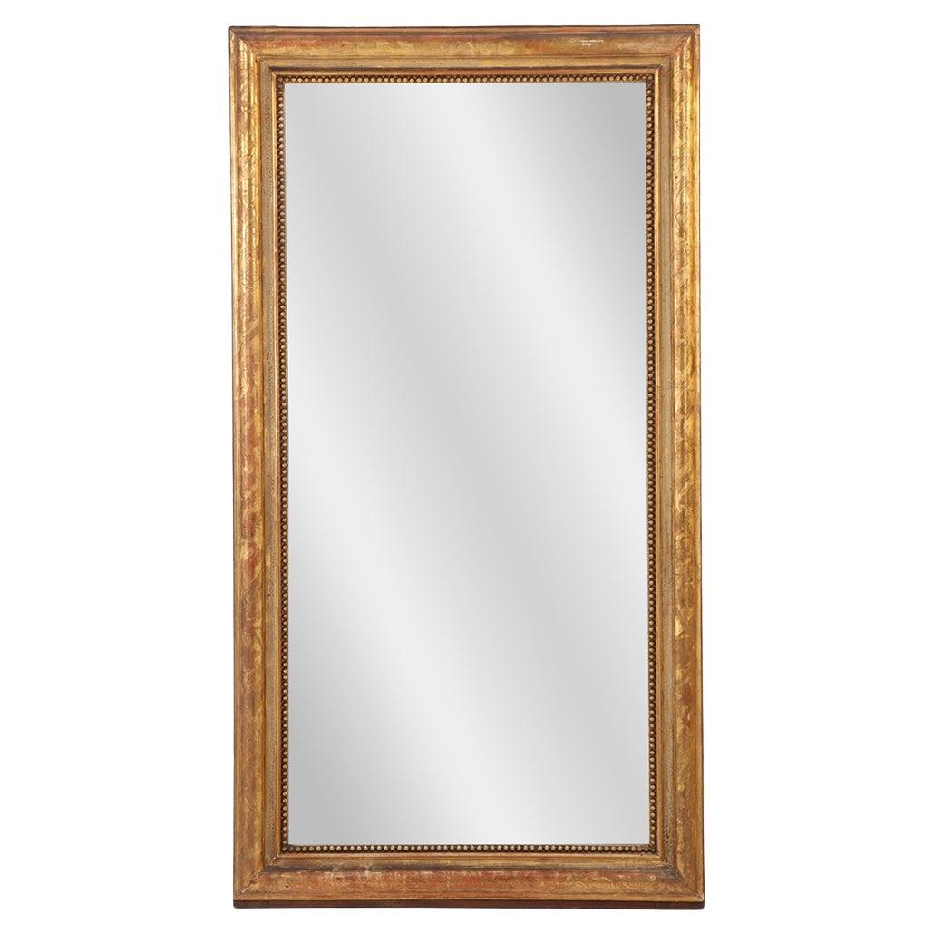 Miroir en bois doré de Louis Philippe, C.C. 1880. en vente