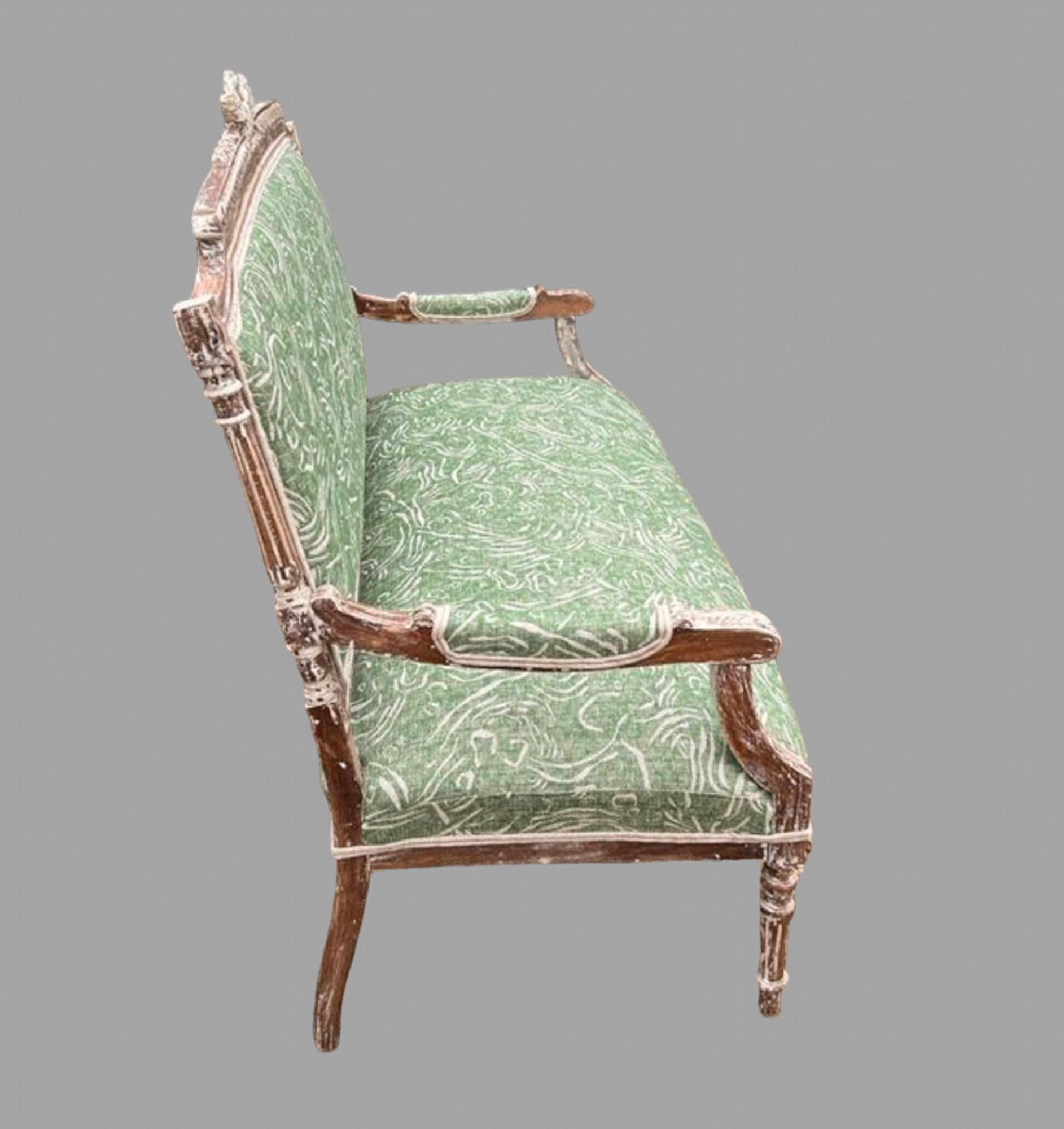 Louis XVI French Louis XV1 Style Canape For Sale