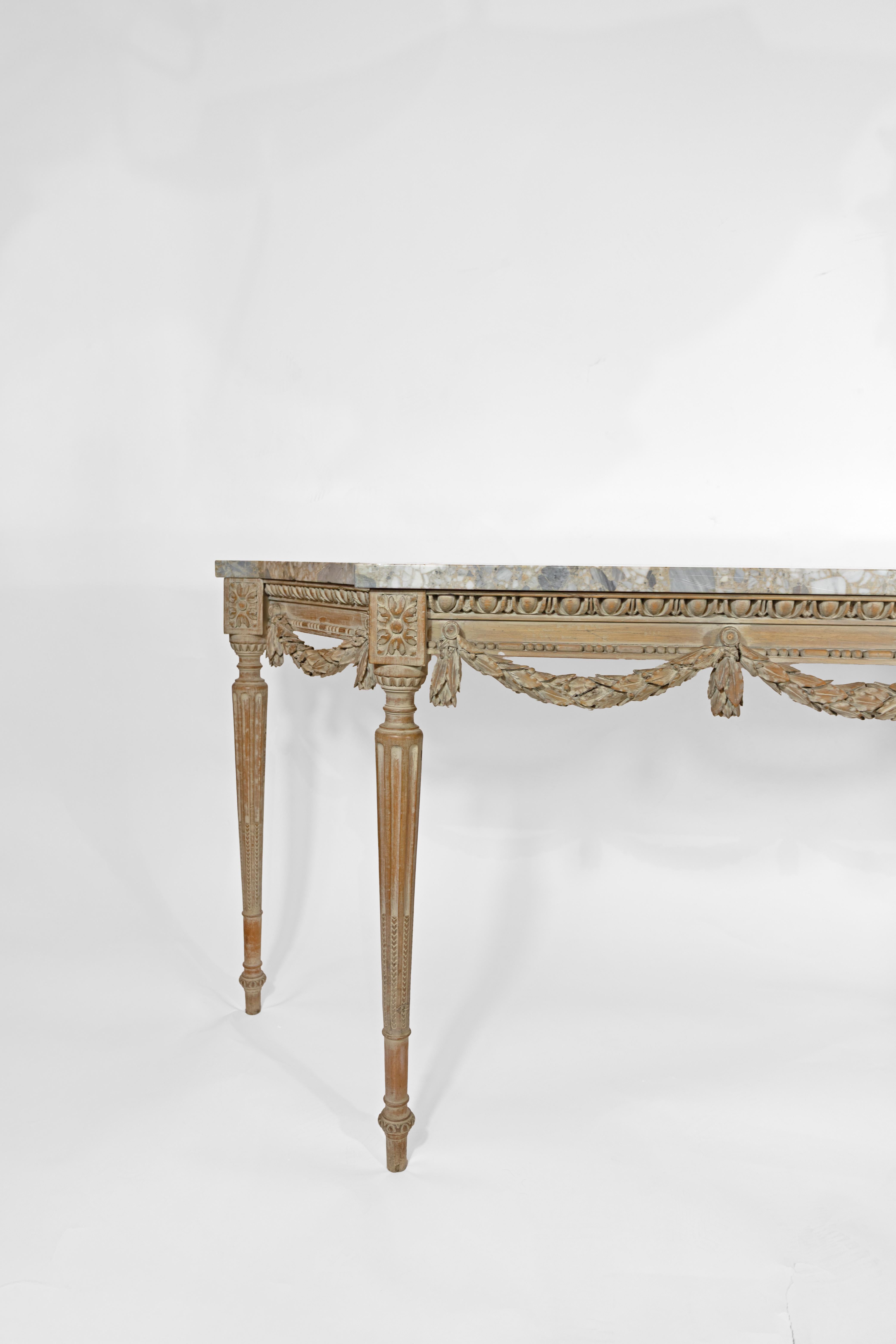 Mid-20th Century A French Louis XVI-Style Console For Sale