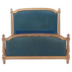 French Louis XVI Style Giltwood Bed, C 1880