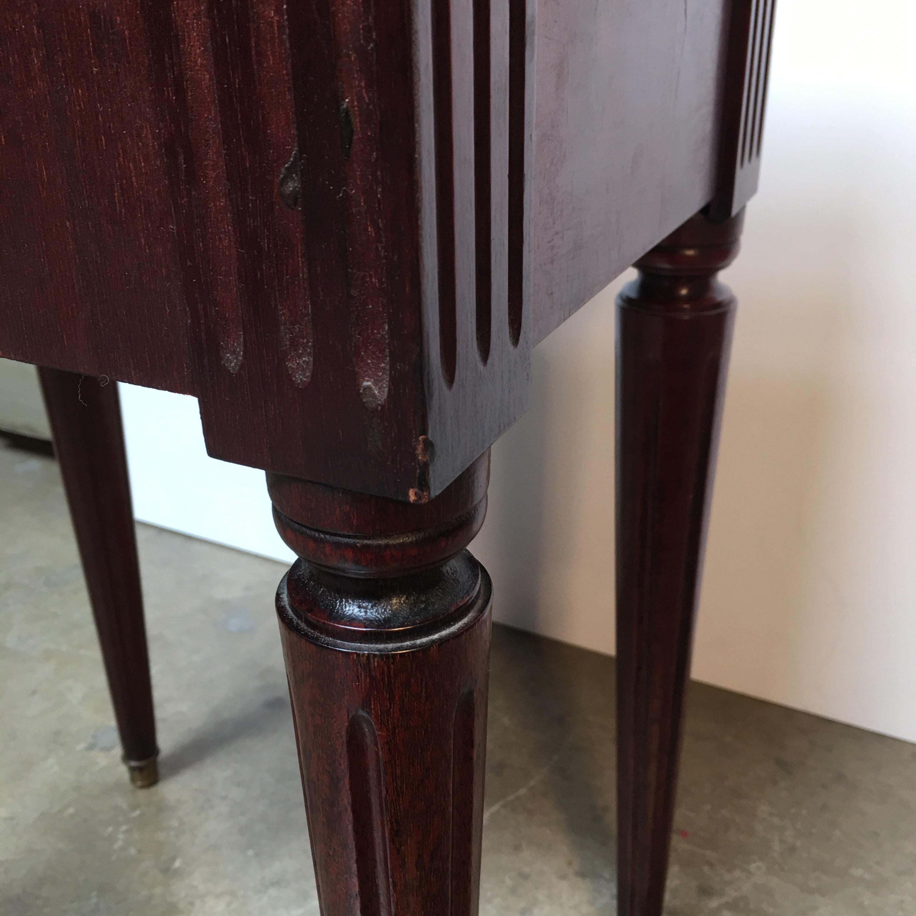 French Louis XVI Style Mahogany Table 7