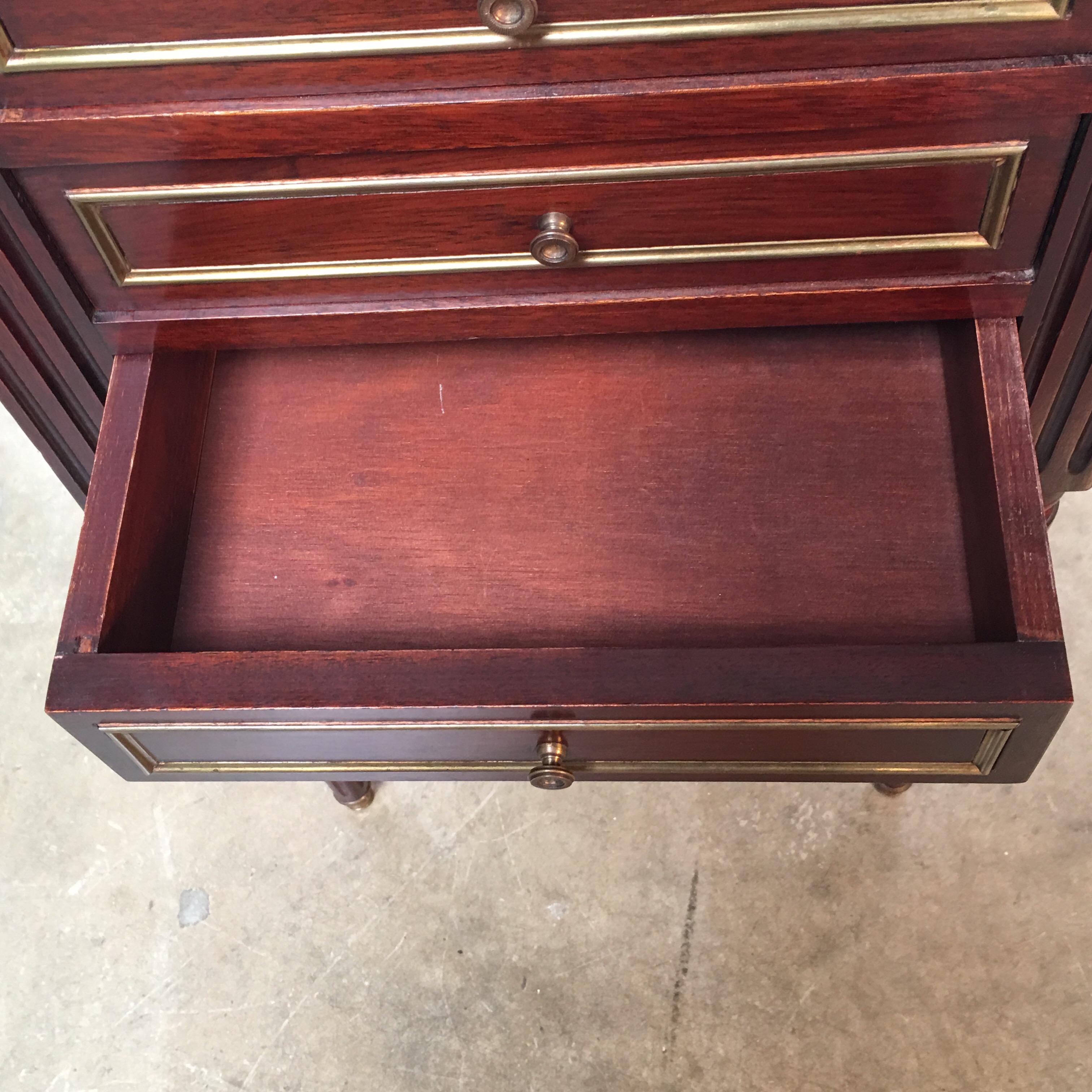 French Louis XVI Style Mahogany Table 6