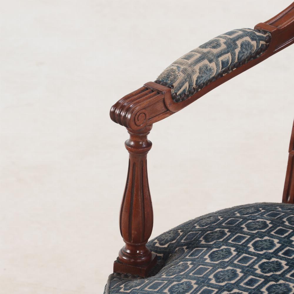 Sillón abierto francés de estilo Luis XVI, c. 1940. Francés en venta