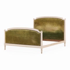 A French Louis XVI Style Painted Full-Size Bed, C. 1940.