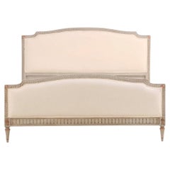 A French Louis XVI style Painted Queen Bed, C. 1940.