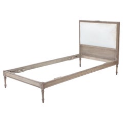 French Louis XVI Style Painted Twin Size Bed, circa 1940