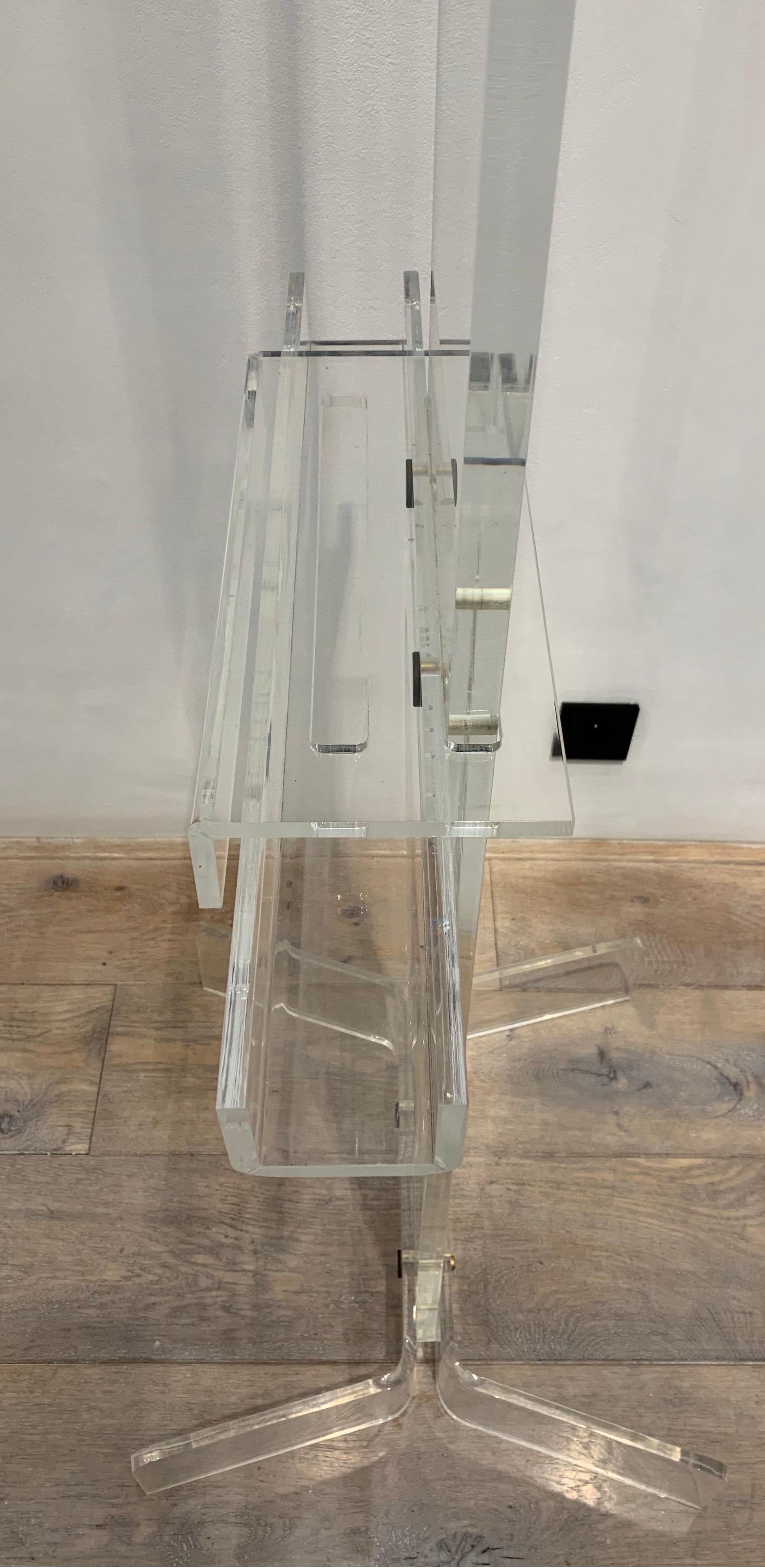 French Lucite Easel, 1970s For Sale 5