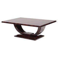 Used A French macassar ebony coffee table made by Romeo Furniture, Paris, France