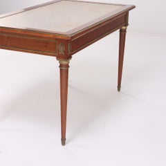 A French Mahogany Bronze Mounted Writing Desk, C 1900.