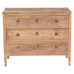 A French Mahogany Commode, 18th C.