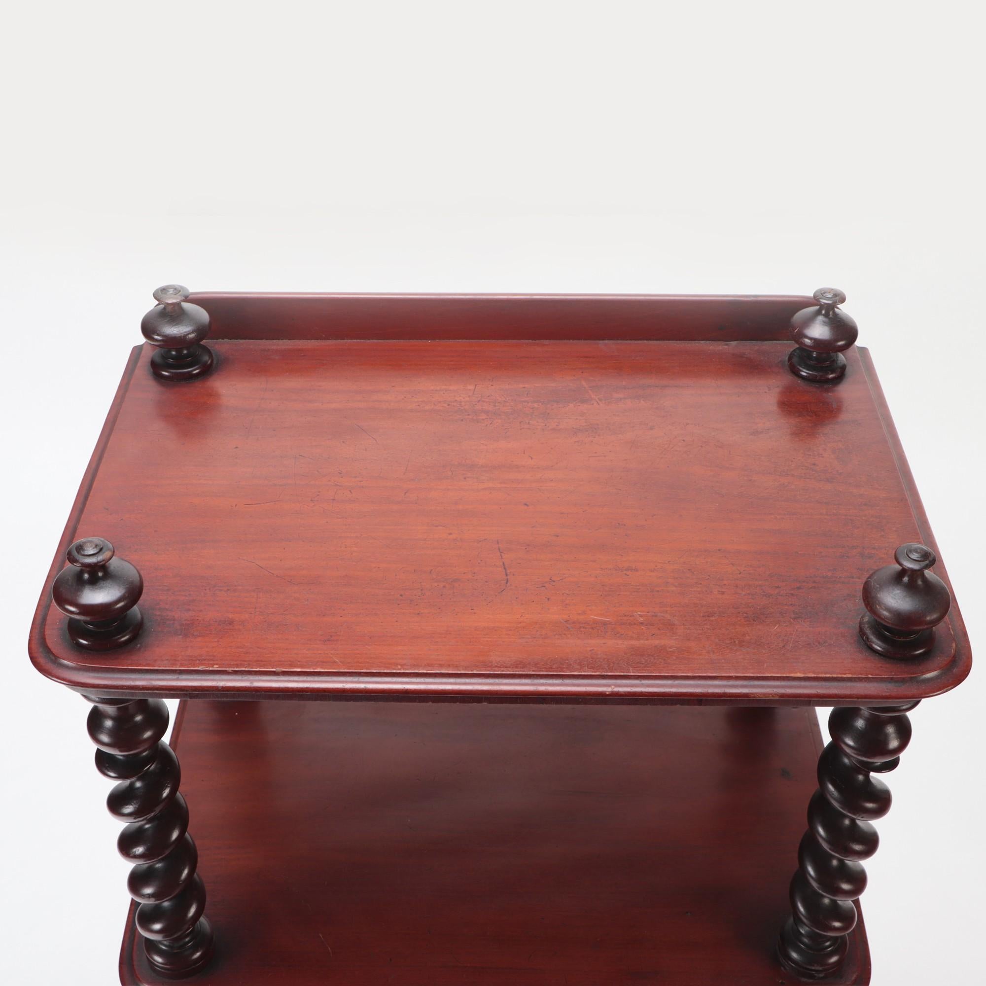 French Mahogany Etagère, 19th C. In Good Condition In Philadelphia, PA