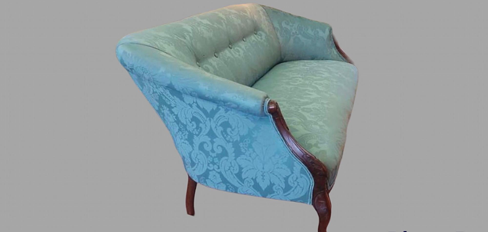 Victorian French Mahogany Sofa