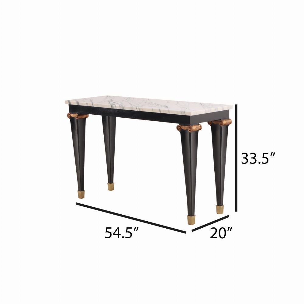 Français Console française en marbre, à la manière d'Andre Irisk One, C.C. 1940. en vente