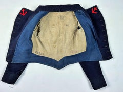 A French Marine Troop Paletot Jacket - model 1851 in Marine wool cloths
