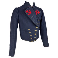 Veste Paletot de la marine française - modèle 1851 en tissus de laine marine