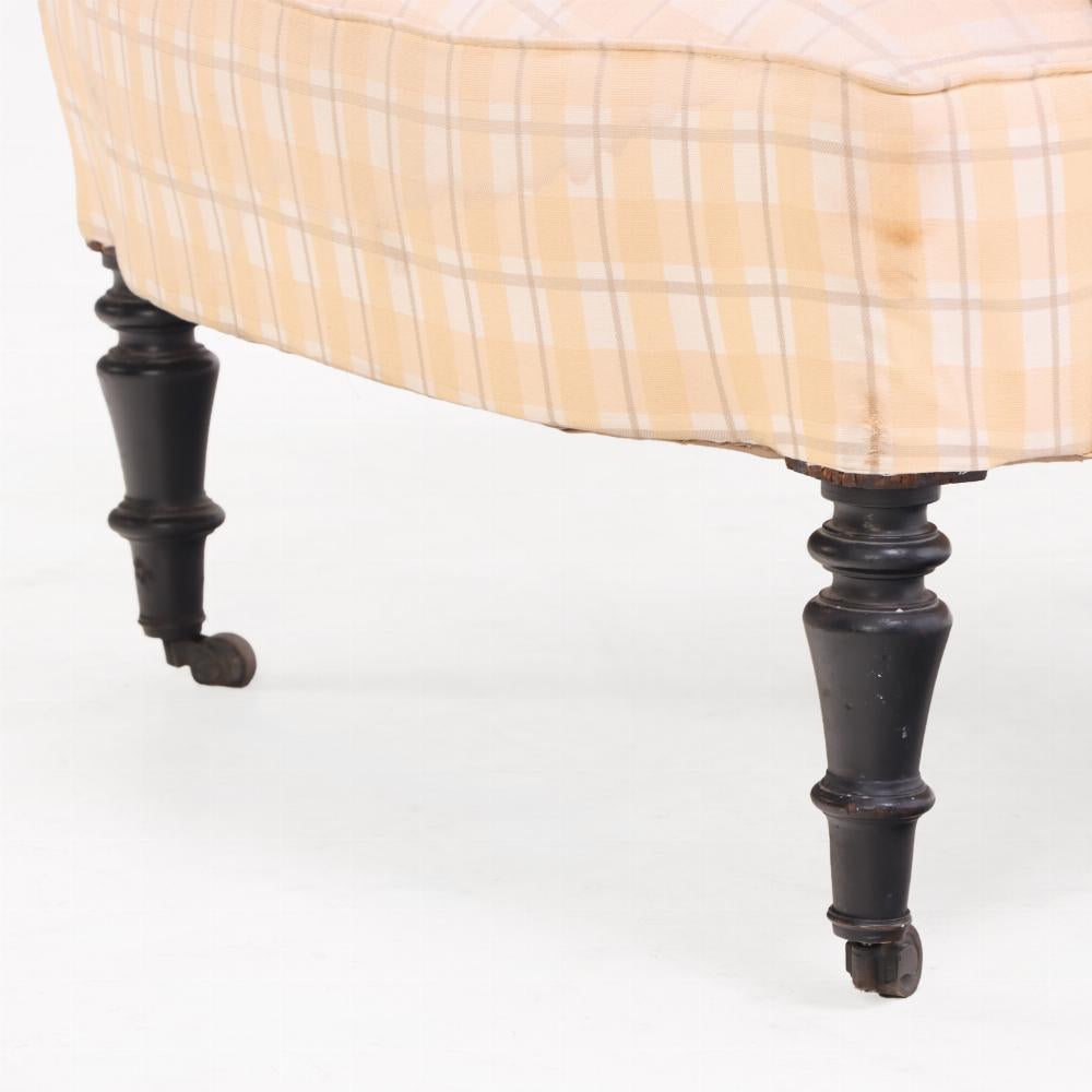 19th Century A French Napoleon III armchair, C. 1860. For Sale