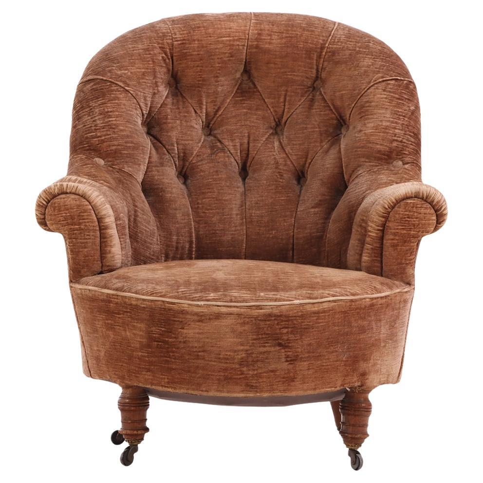 Sedia da salotto francese Napoleone III, C.C. 1860.