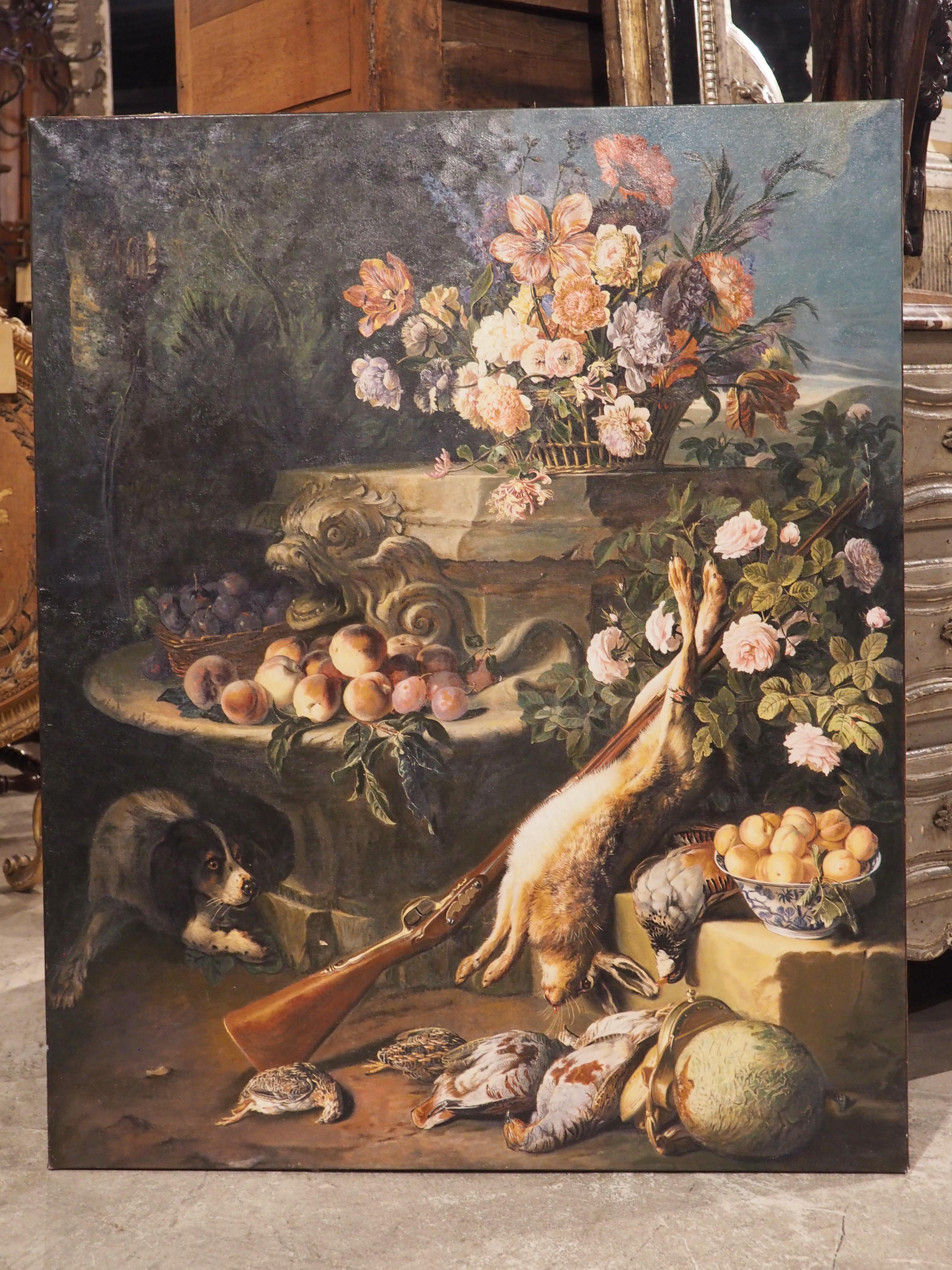 Hand-Painted A French Nature Morte, 20th Century For Sale