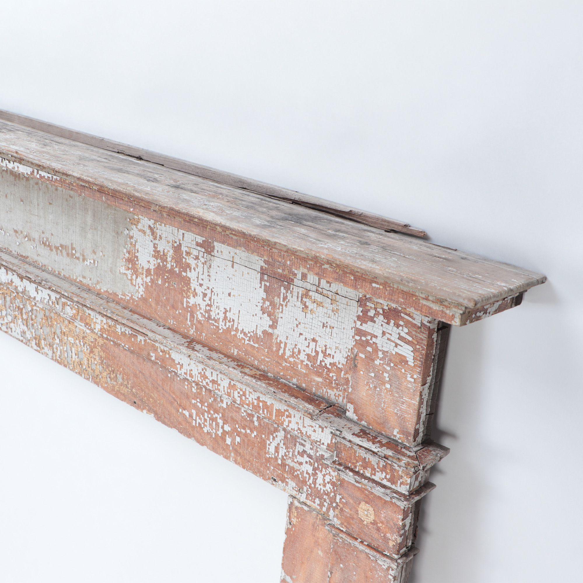 French Neoclassical Style Painted Mantle, 19th C 1