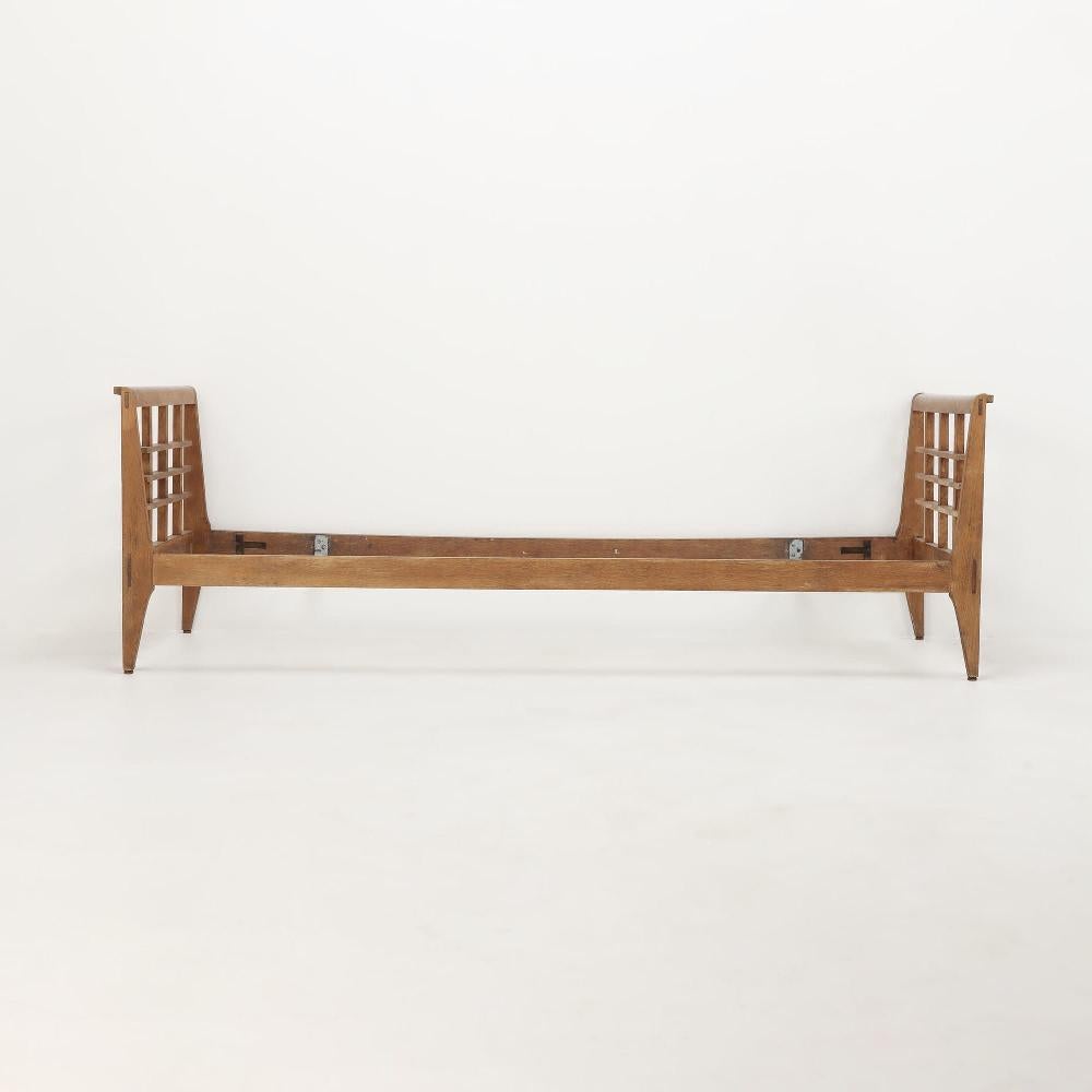 Mid-Century Modern A French oak day bed or twin bed circa 1940 