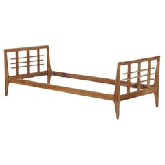 A French oak day bed or twin bed circa 1940 