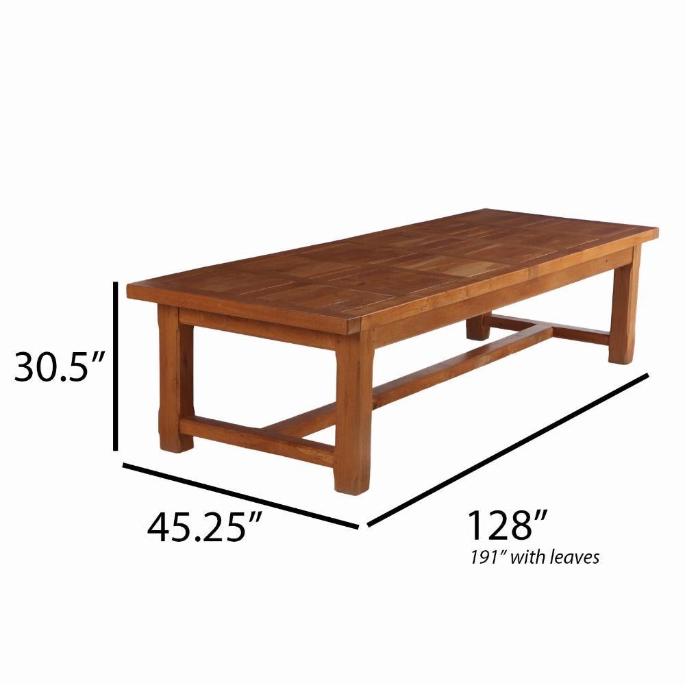 Oak A French oak farm table, of unusually large size, C. 1970. For Sale