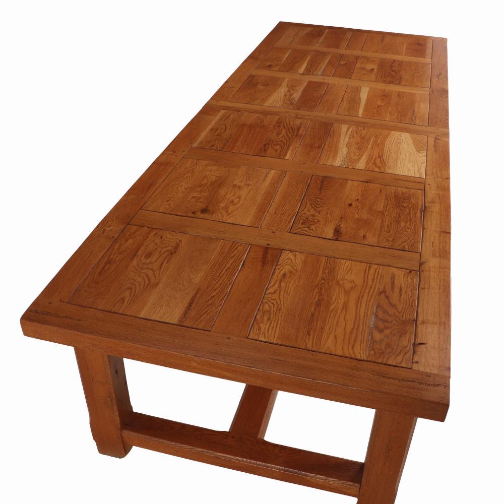 A French oak farm table, of unusually large size, C. 1970. For Sale 4