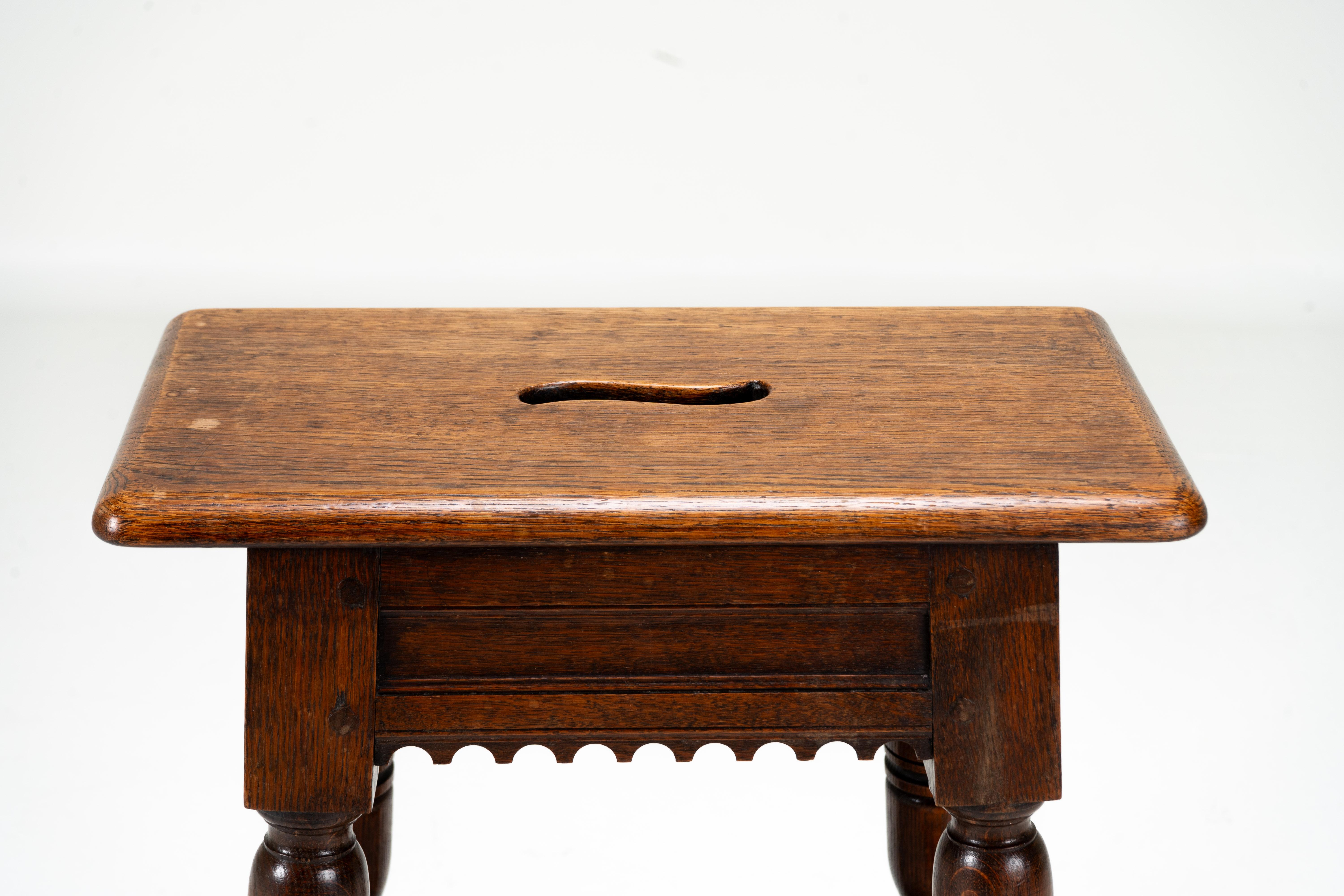 A French Oak Joint Stool For Sale 7