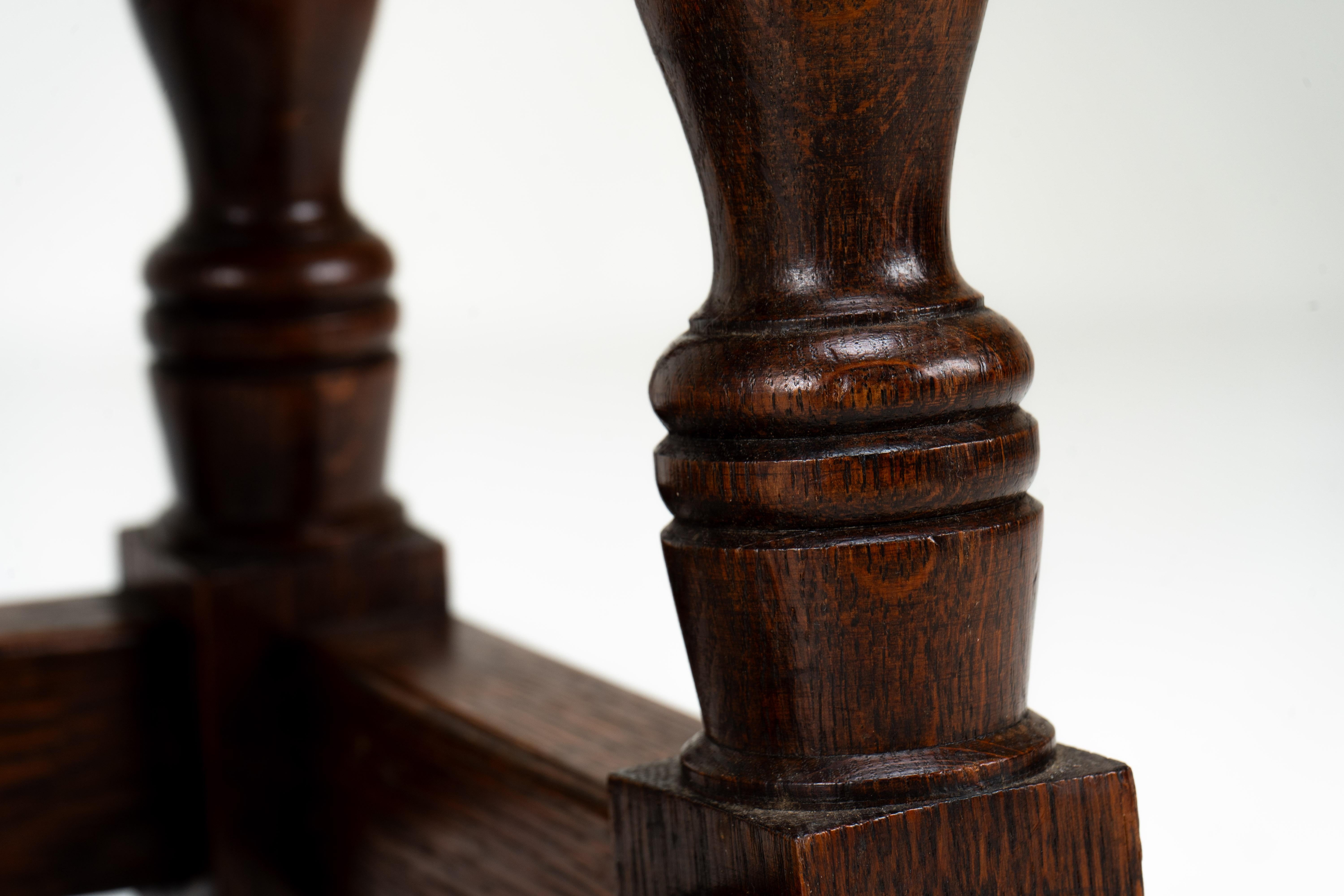 A French Oak Joint Stool For Sale 8