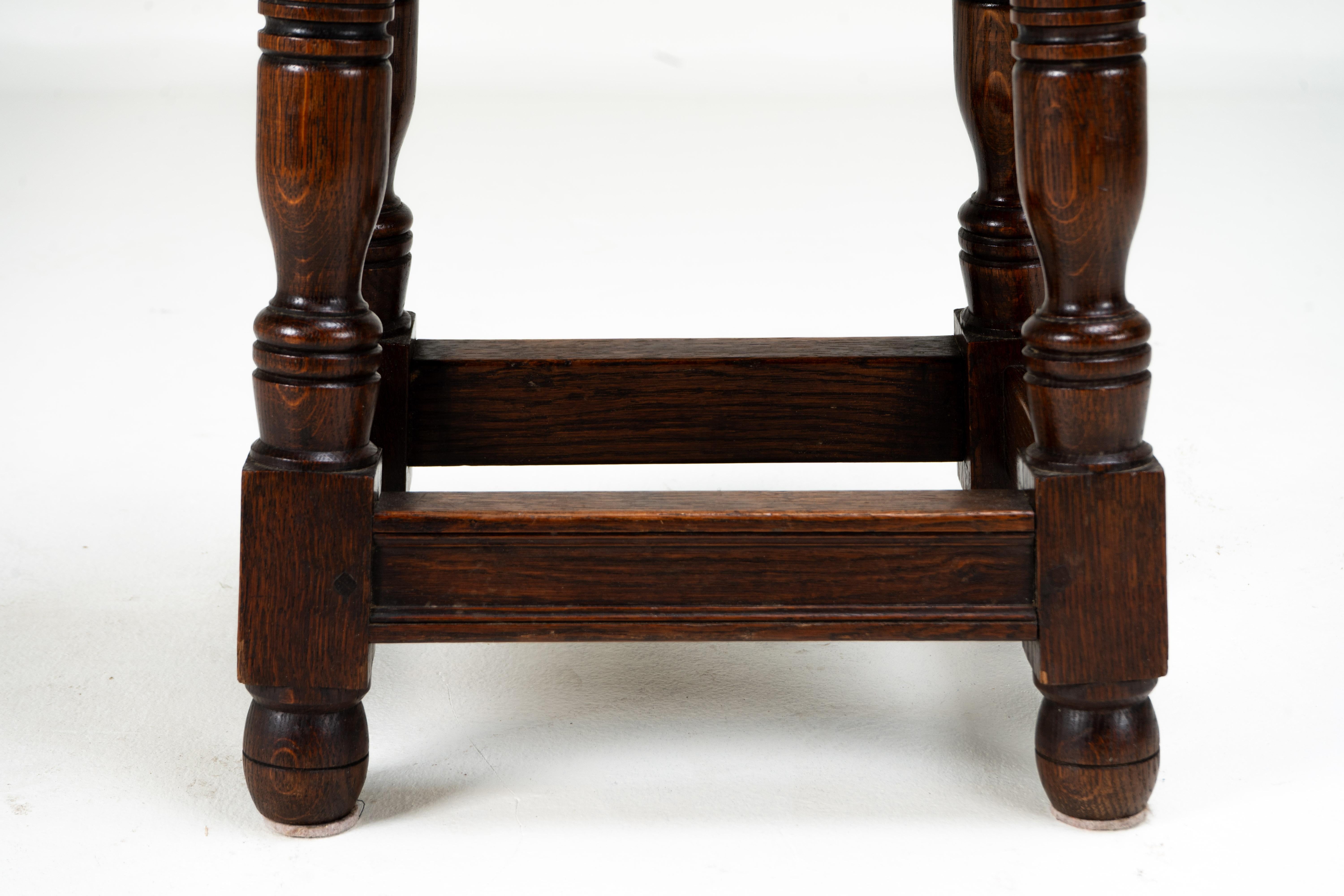 A French Oak Joint Stool For Sale 3