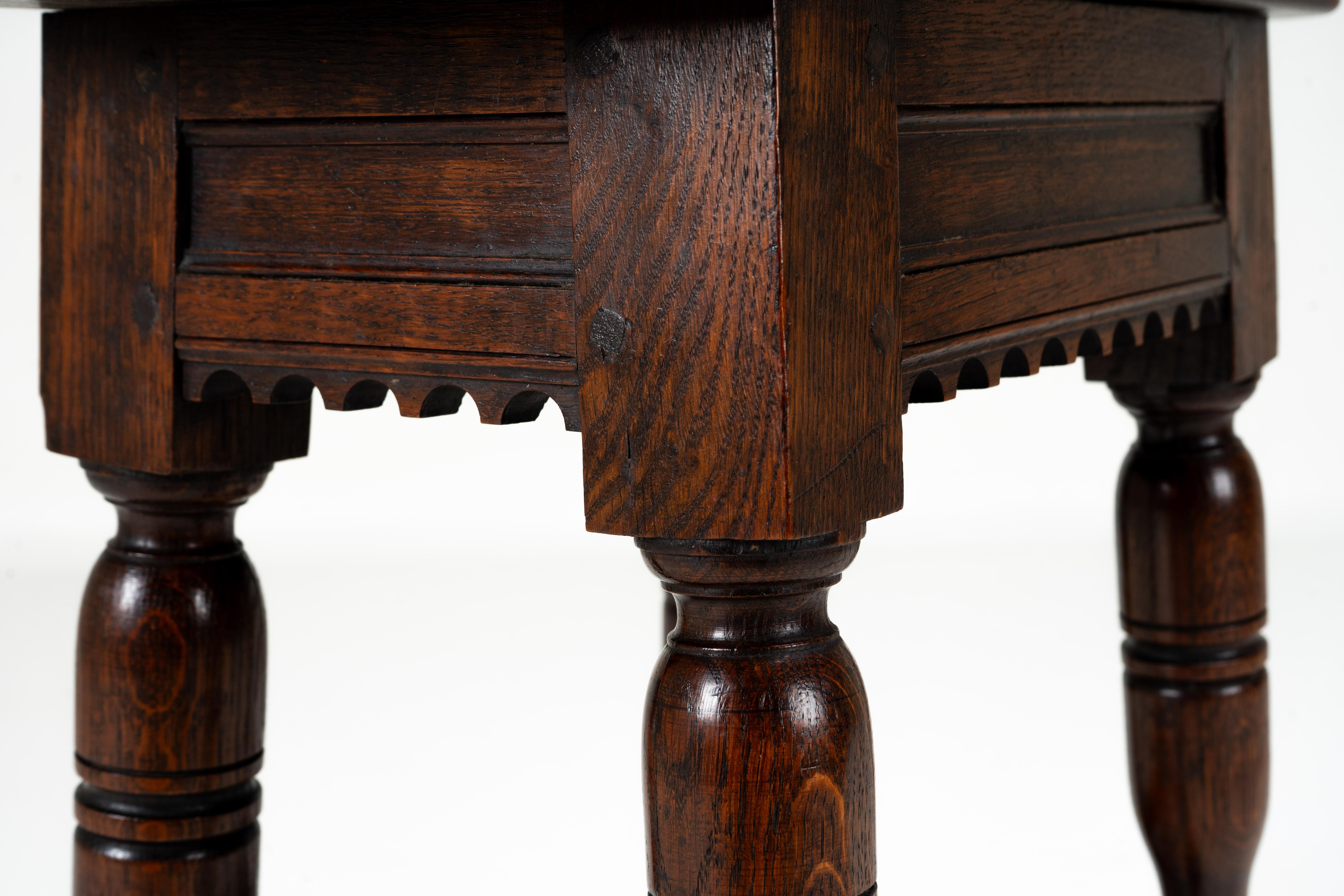 A French Oak Joint Stool For Sale 4