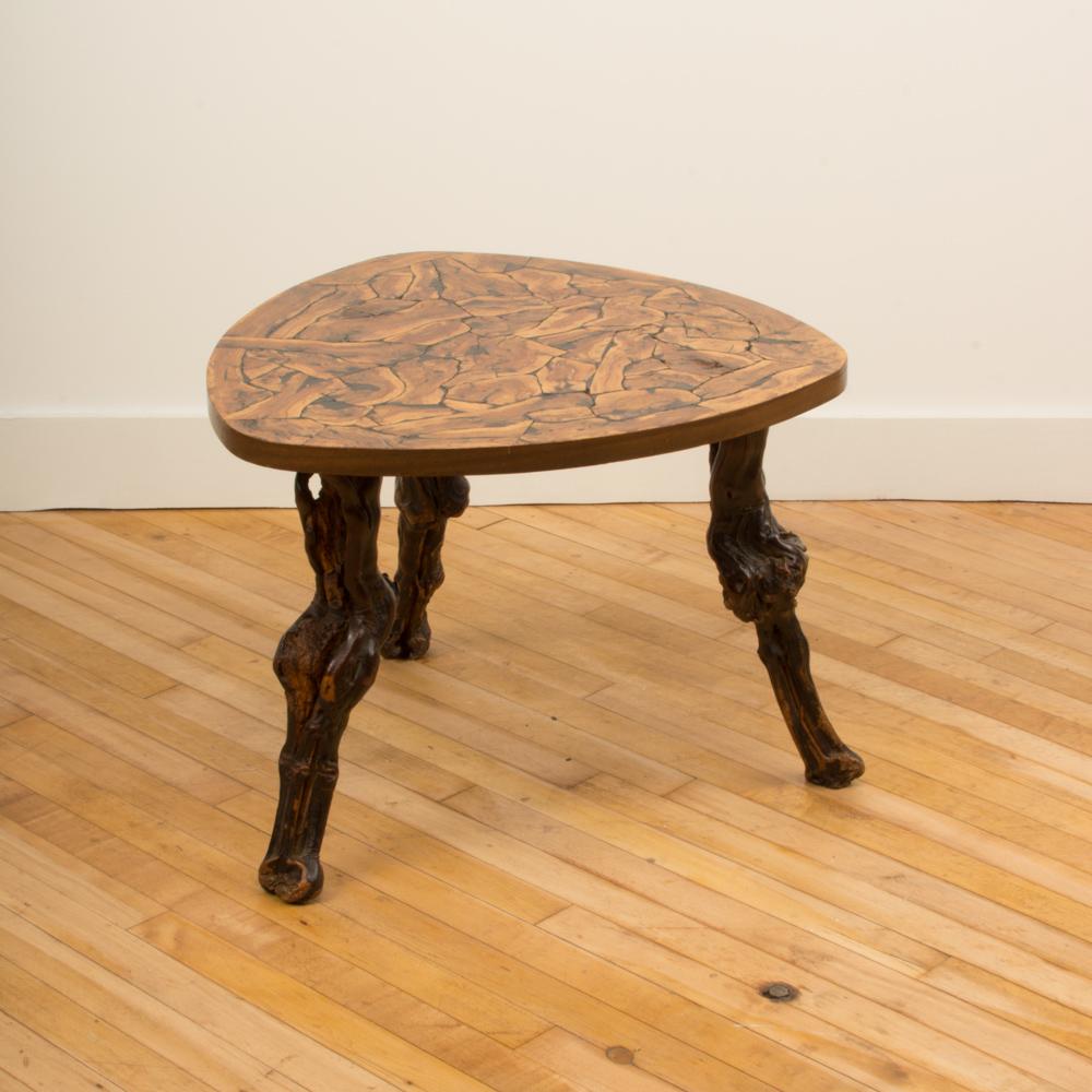 Early 20th Century French Organic Wooden Occasional Table, circa 1920 For Sale