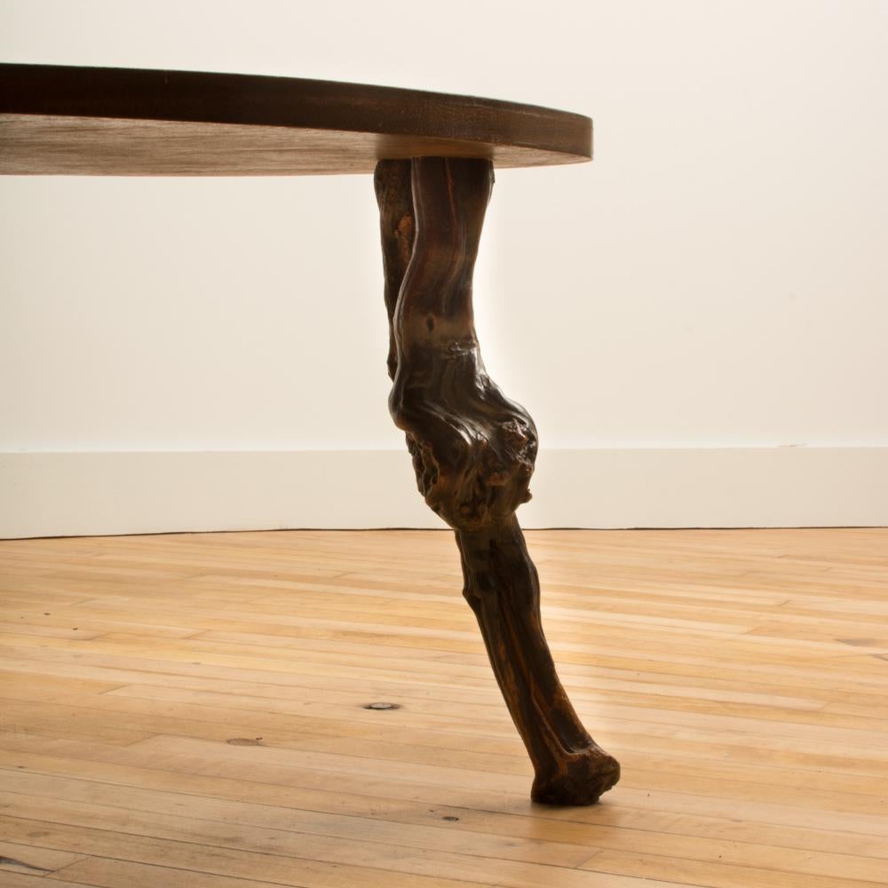 French Organic Wooden Occasional Table, circa 1920 For Sale 1