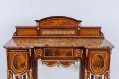 A French Ormolu Mounted Kingwood and Vernis Martin Console Table, Circa 1880