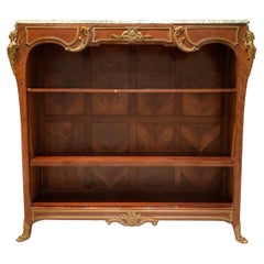 French Ormolu-Mounted Kingwood Bibliotheque