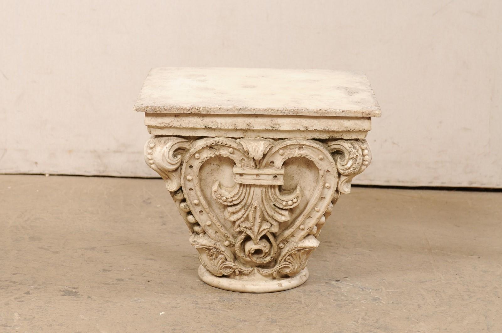 A French Ornately Designed Pedestal or Small Drinks Table For Sale 5