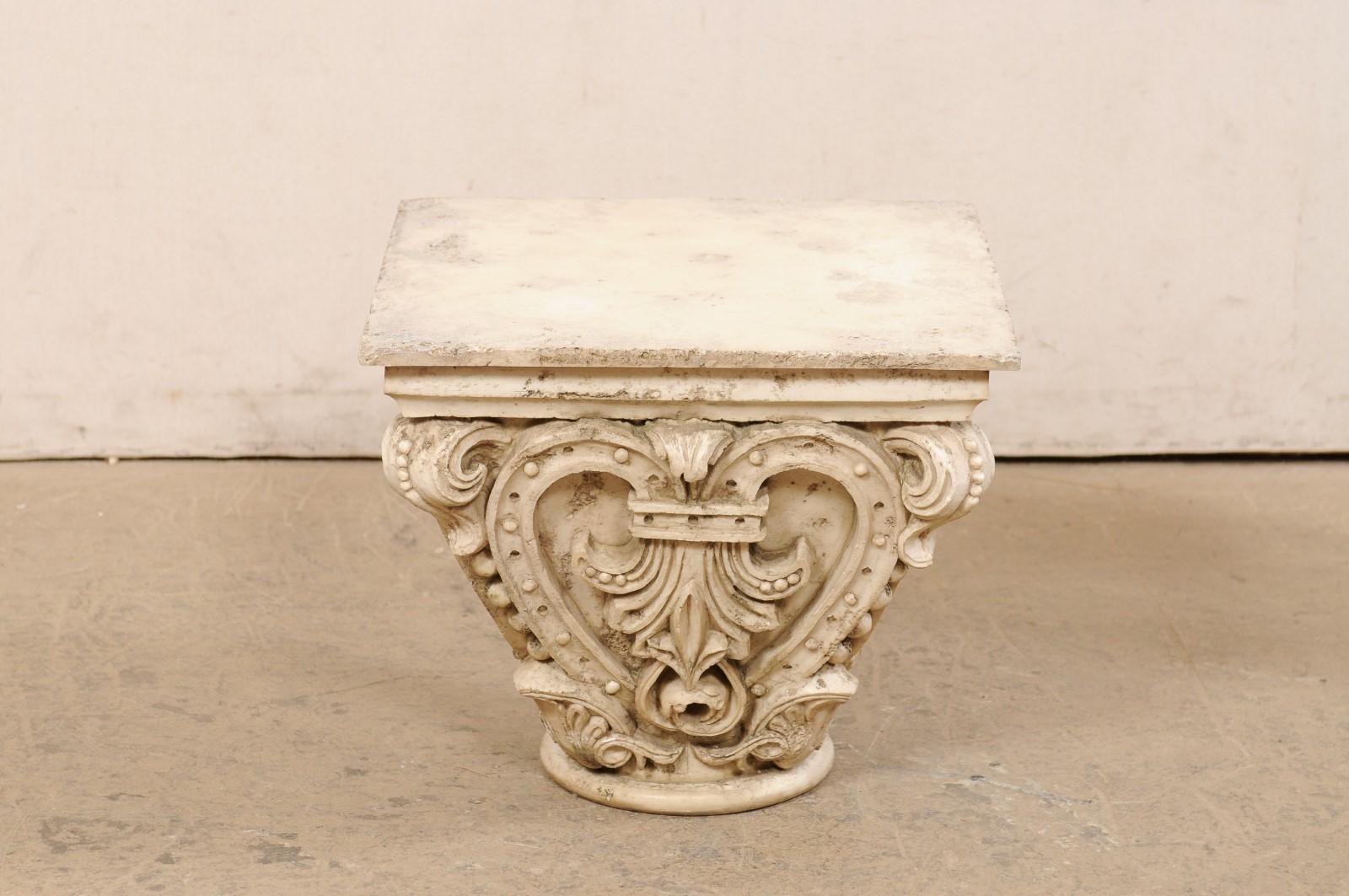 A French Ornately Designed Pedestal or Small Drinks Table For Sale 1