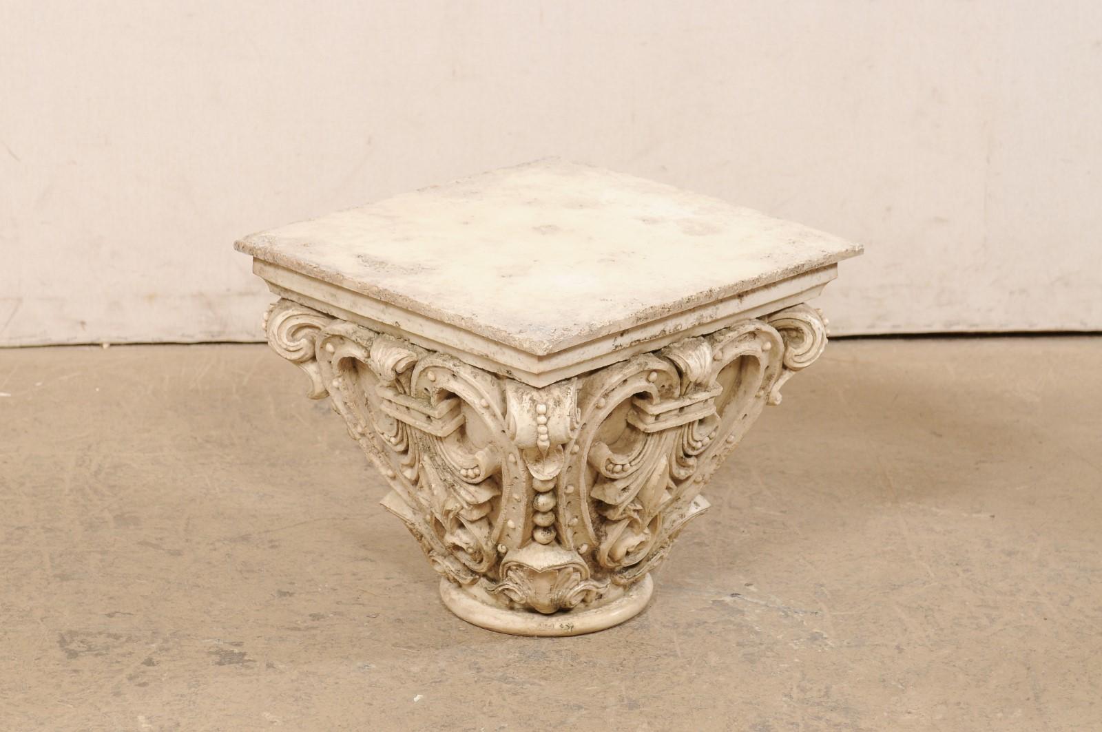 A French Ornately Designed Pedestal or Small Drinks Table For Sale 2
