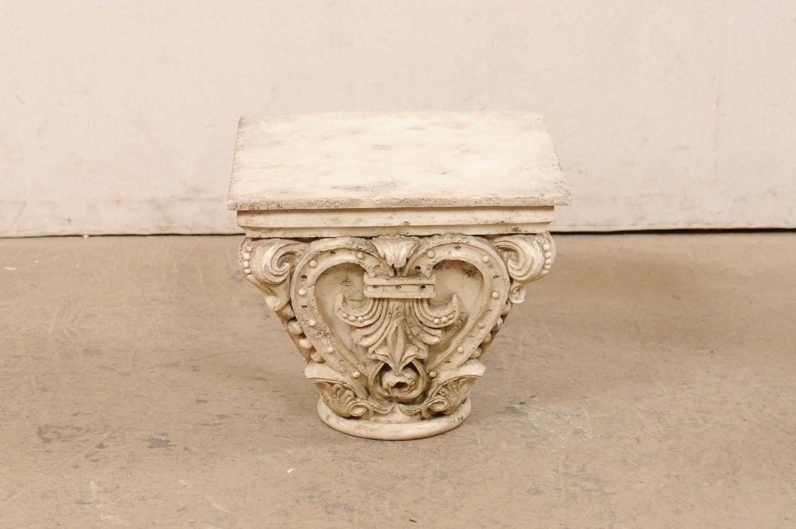 A French Ornately Designed Pedestal or Small Drinks Table For Sale 3